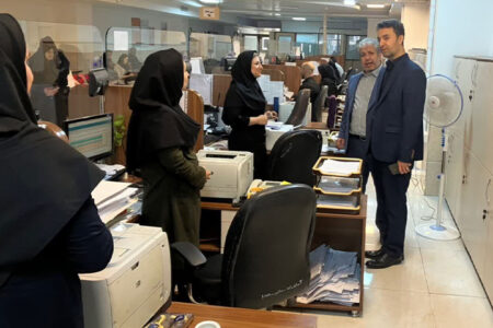 بازدید مدیرکل تأمین اجتماعی استان البرز در شعبه دو کرج