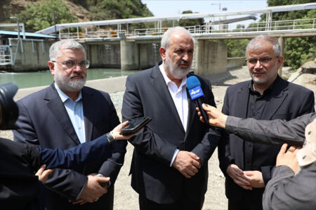 پروژه انتقال آب طالقان با دو برابر سرعت گذشته در حال پیشروی است