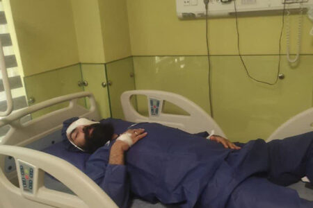 عیادت مدیرکل منابع طبیعی البرز از فرمانده مجروح یگان حفاظت منابع طبیعی اشتهارد