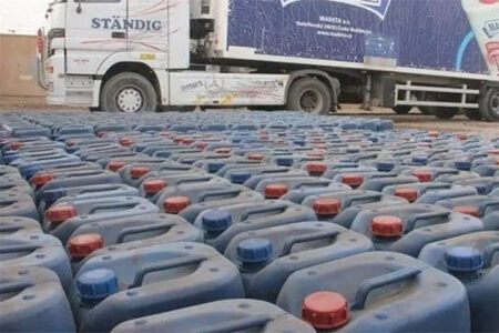 کشف 2500 ليتر فرآورده نفت شبيه به گازوئيل غير مجاز در اشتهارد