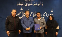 تقدیر اعضای شورای اسلامی کمالشهر از ورزشکار افتخارآفرین پارا آسیایی